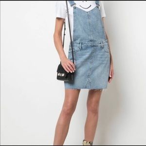 - 28 Paige overall dress Retta Overall Denim Short Dress